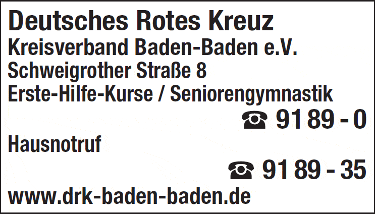 Kundenbild groß 1 Deutsches Rotes Kreuz