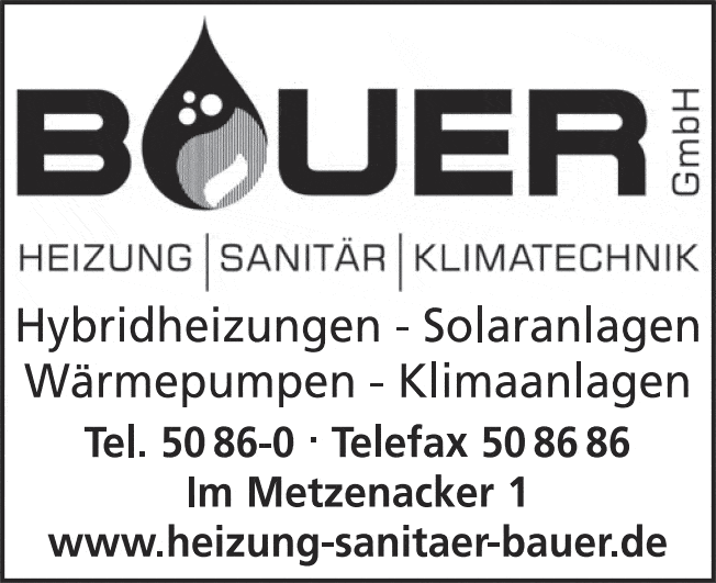 Kundenbild groß 1 Bauer Heizung-Sanitär Klimatechnik GmbH
