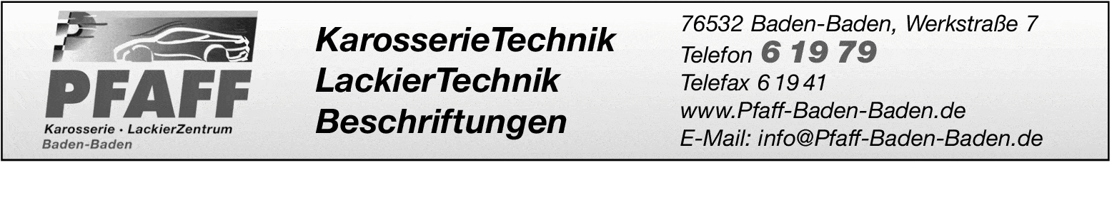 Kundenbild groß 1 Pfaff GmbH Karosserietechnik