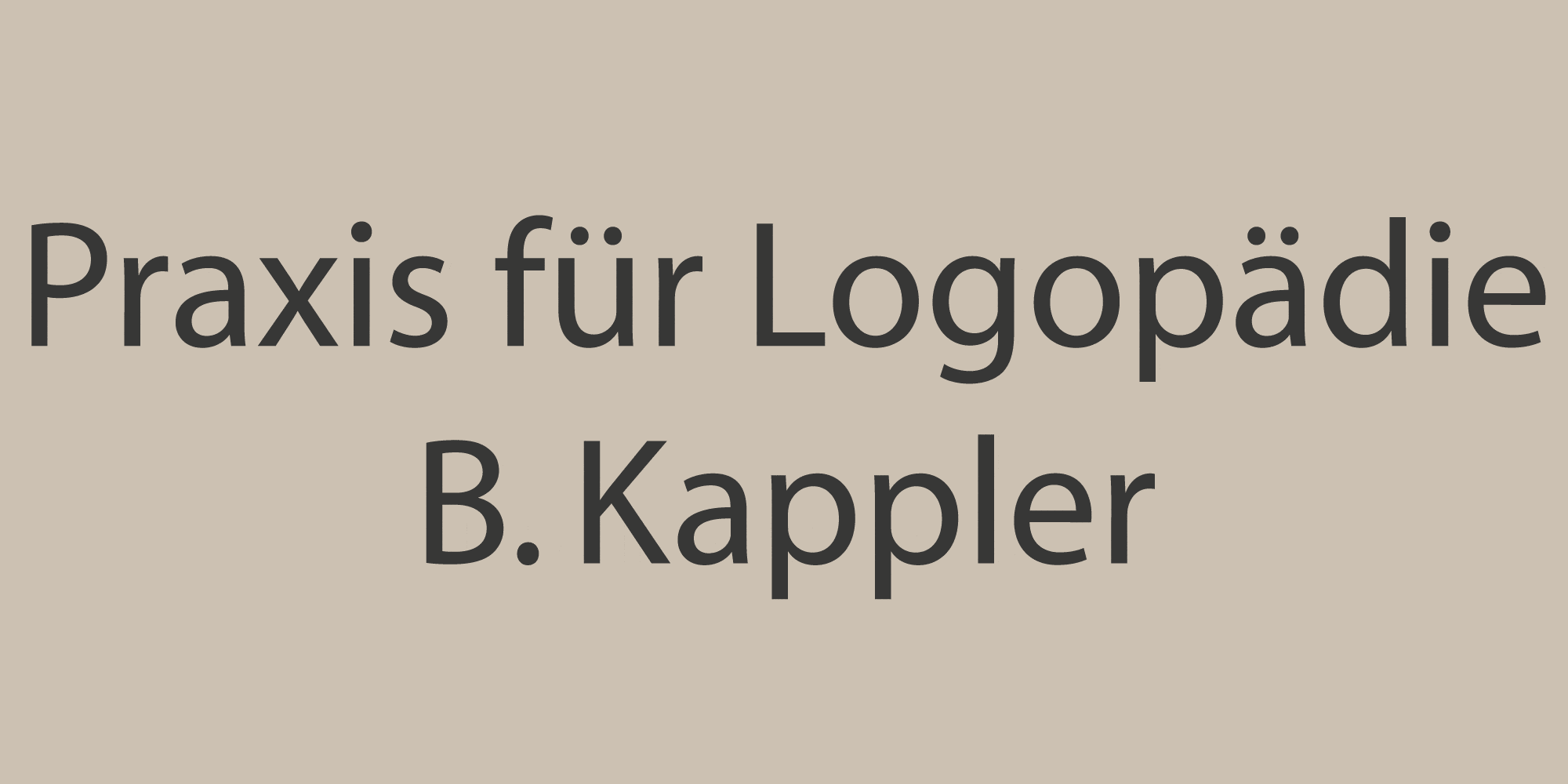 Kundenlogo Kappler Birgit Praxis für Logopädie u. LRS-Therapie