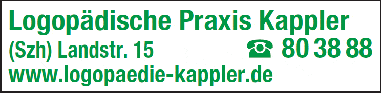 Kundenbild groß 1 Kappler Birgit Praxis für Logopädie u. LRS-Therapie