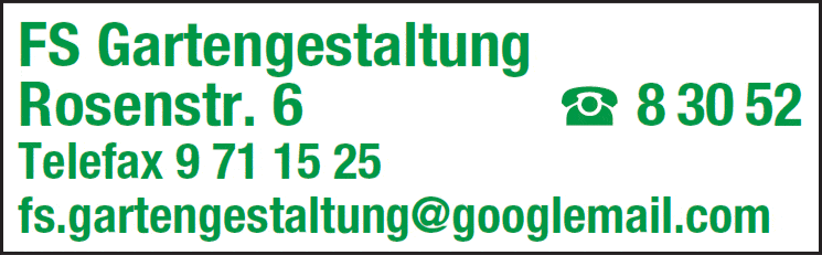 Kundenbild groß 1 FS Gartengestaltung Inh. F.-X. Schleif
