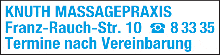 Kundenbild groß 1 Knuth Thomas Massagepraxis