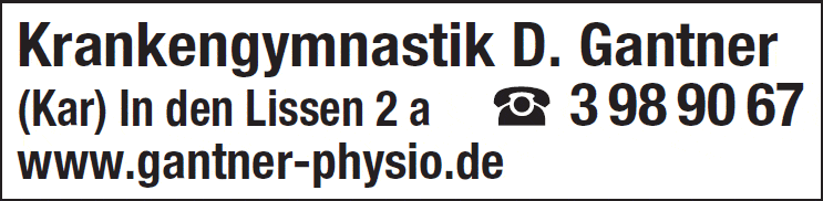 Kundenbild groß 1 Gantner Daniela Praxis für Physiotherapie