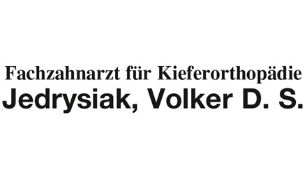 Kundenlogo von Dipl.-Stom. Volker Jedrysiak FA f. Kieferorthopädie