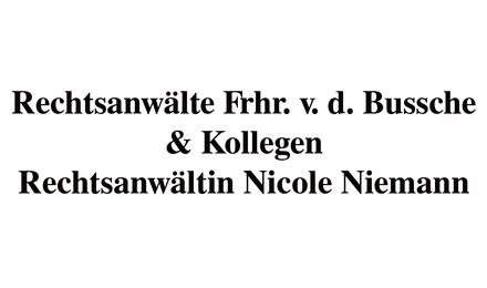 Kundenlogo von Frhr. v. d. Bussche Rechtsanwälte,  Rechtsanwältin Nicole Niemann