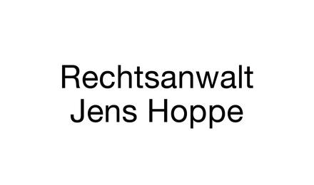 Kundenlogo von Rechtsanwalt Hoppe, Jens