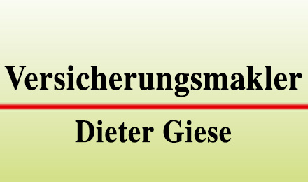 Kundenlogo von Giese, Dieter - Versicherungsmakler
