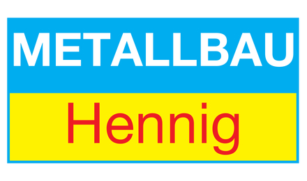 Kundenlogo von Metallbau Hennig GmbH