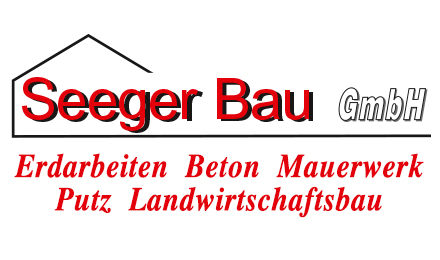 Kundenlogo von Seeger Bau GmbH