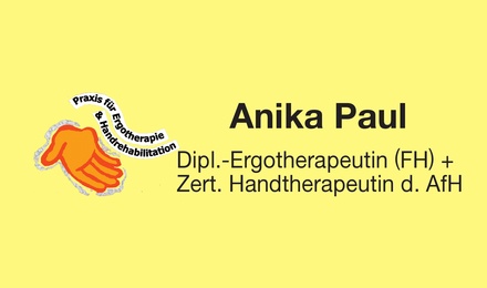 Kundenlogo von Paul, Anika Praxis für Ergotherapie & Handrehabilitation,  Dipl. Ergotherapeutin (FH)