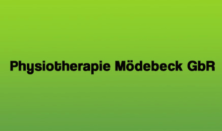 Kundenlogo von Physiotherapie Mödebeck GbR