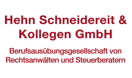 Kundenlogo von Hehn Schneidereit & Kollegen GmbH Berufsausübungsgesellschaft von Rechtsanwälten und Steuerberatern