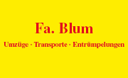 Kundenlogo Firma Blum - Umzüge - Transporte - Entrümpelungen