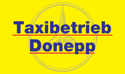Kundenlogo von Donepp Taxibetrieb