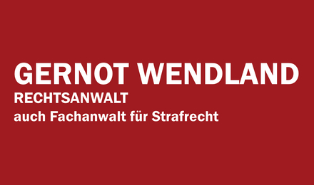 Kundenlogo von Fachanwalt für Strafrecht Gernot Wendland