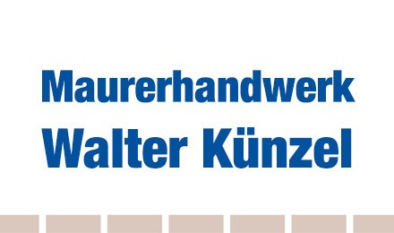 Kundenlogo von Maurerhandwerk Walter Künzel, Inh. Frank Künzel