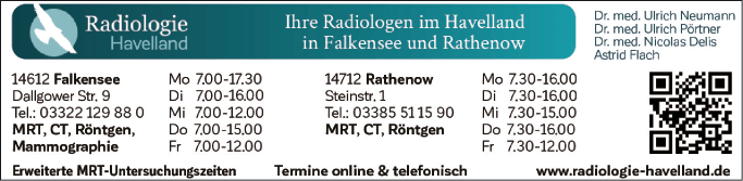Anzeige Delis Dr., Neumann Dr. und Pörtner Dr. Radiologische Praxis MRT, Röntgen, CT