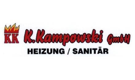 Kundenlogo von Heizung, Sanitär & Fliesen K. Kampowski GmbH