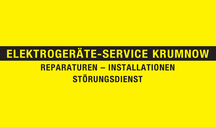 Kundenlogo von Elektro-Geräte-Service Krumnow