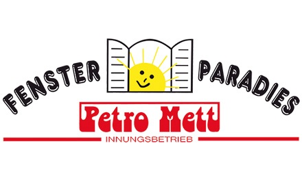 Kundenlogo von Fenster-Paradies Petro Mett