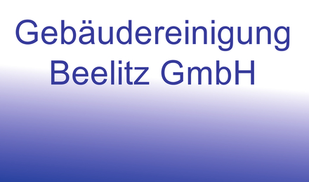 Kundenlogo von Gebäudereinigung Beelitz GmbH
