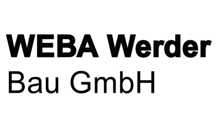 Kundenlogo von WEBA WERDER BAU GmbH