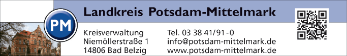 Anzeige Landkreis Potsdam-Mittelmark