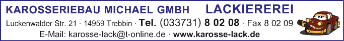 Anzeige Karosseriebau Michael GmbH