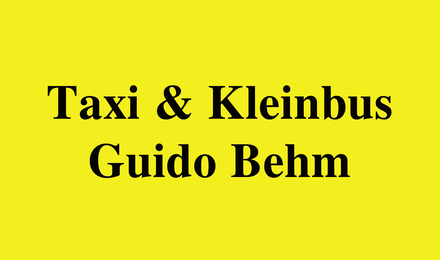 Kundenlogo von Behm Taxi & Kleinbus