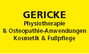 Kundenlogo Physiotherapie & Osteopathie-Anwendungen Gericke