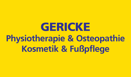 Kundenlogo von Physiotherapie & Osteopathie-Anwendungen Gericke