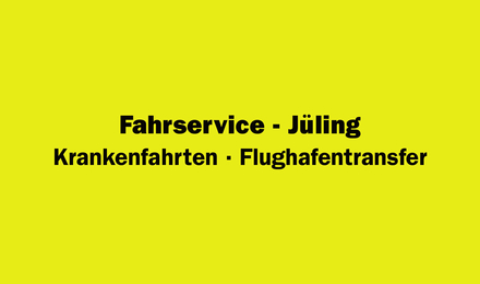 Kundenlogo von Jüling, Fahrservice