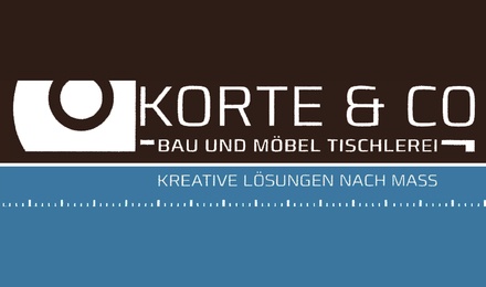 Kundenlogo von Korte & Co. Bau- und Möbeltischlerei