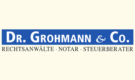 Kundenlogo von Grohmann Dr. & Co. Rechtsanwälte u. Notar