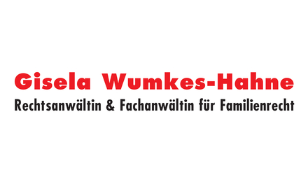 Kundenlogo von Wumkes-Hahne Gisela Rechtsanwältin