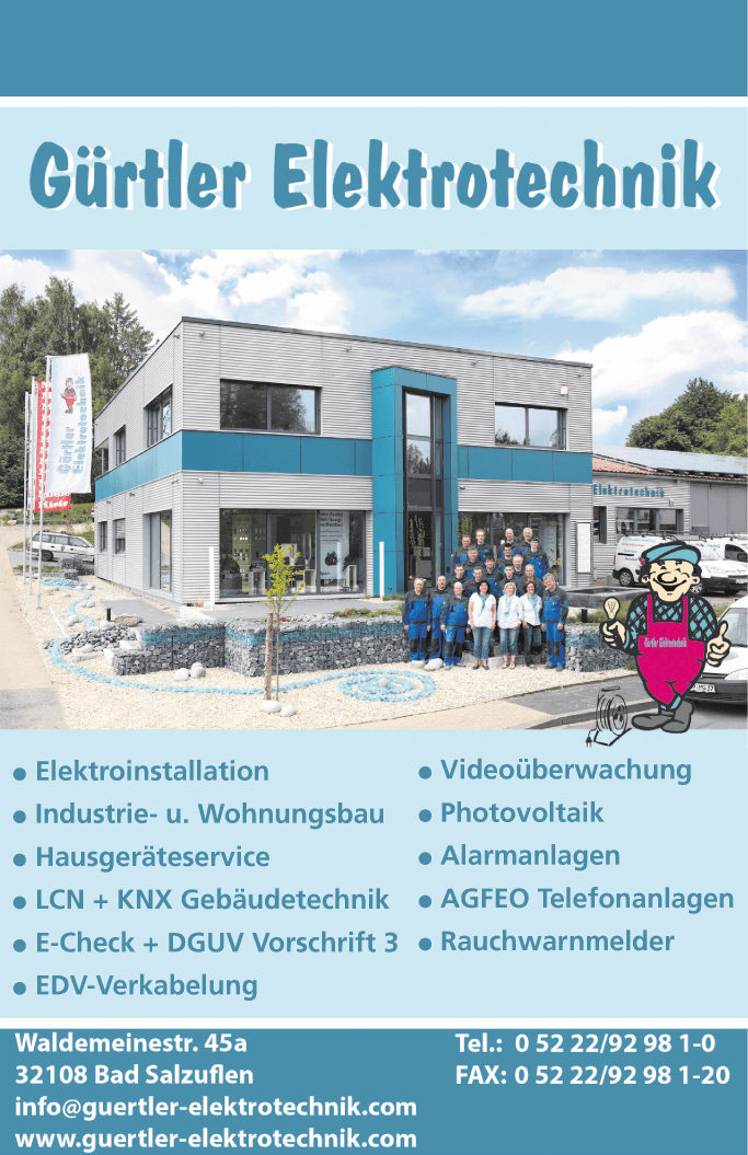 Anzeige Elektrotechnik Gürtler GmbH & Co. KG