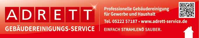 Anzeige Adrett Gebäudereinigungs-Service GmbH