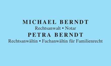 Kundenlogo von Berndt Michael und Petra Berndt