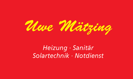 Kundenlogo von Mätzing Uwe Heizung- und Sanitärtechnik