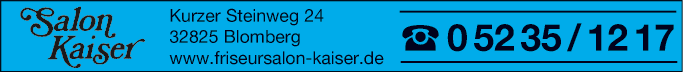 Anzeige Salon Kaiser Th. Lange