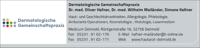 Anzeige Mailänder Wilhelm Dr. med. Dermatologische-Praxis