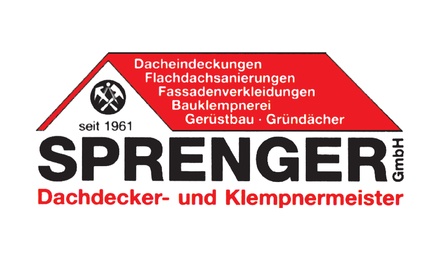 Kundenlogo von Sprenger GmbH Dachdeckermeister
