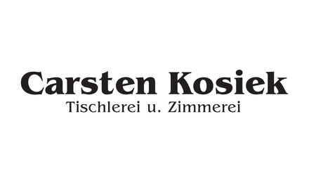 Kundenlogo von Tischlerei Carsten Kosiek