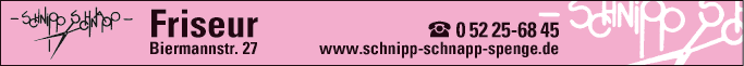 Anzeige Schnipp-Schnapp Friseurgesellschaft