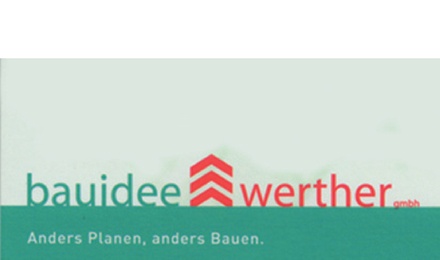 Kundenlogo von Bauidee Werther GmbH