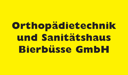 Kundenlogo von Orthopädietechnik u. Sanitätshaus Bierbüsse GmbH