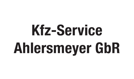 Kundenlogo von Ahlersmeyer Kfz-Meisterbetrieb