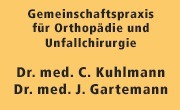 Kundenlogo Gemeinschaftspraxis für Orthopädie und Unfallchirurgie Kuhlmann und Gartemann