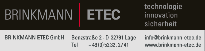 Anzeige Brinkmann ETEC GmbH